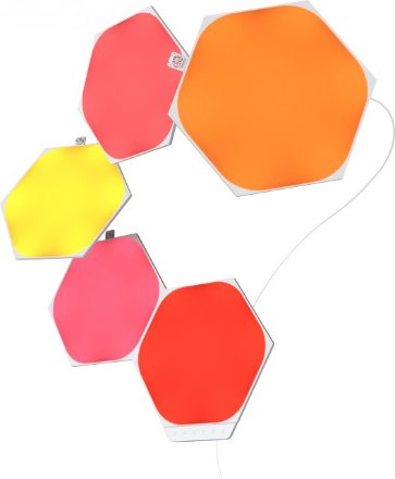  Светодиодный светильник Nanoleaf Shapes Hexagon Starter Kit, 5 частей