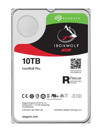 Жесткий диск Seagate IronWolf Pro Enterprise NAS HDD10tb 7200rpm 6gb/s ST10000NE0008