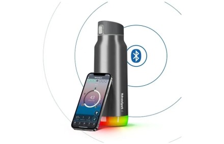 Умная бутылка для напитков HidrateSpark Pro Steel, 0,95 л, серебристая