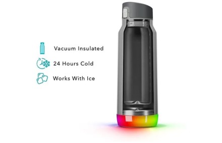 Умная бутылка для напитков HidrateSpark Pro Steel, 0,95 л, серебристая