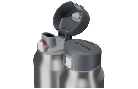 Умная бутылка для напитков HidrateSpark Pro Steel, 0,95 л, серебристая