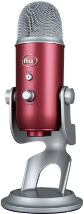 Микрофон Blue Yeti стальной красный