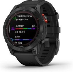 Спортивные часы Garmin Fenix ​​7 Solar, темно-серые