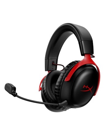 Беспроводная игровая гарнитура HyperX Cloud III, черная-красная
