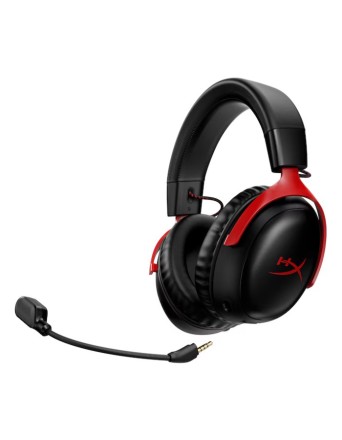 Беспроводная игровая гарнитура HyperX Cloud III, черная-красная