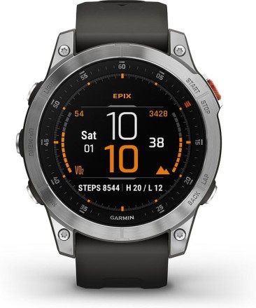 Спортивные часы Garmin Fenix ​​Epix 2, темно-серые/стальные