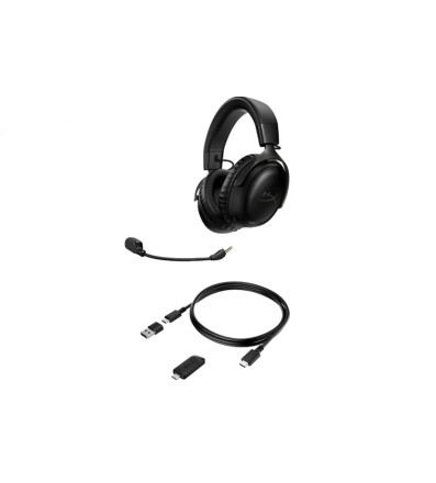Беспроводная игровая гарнитура HyperX Cloud III, черная