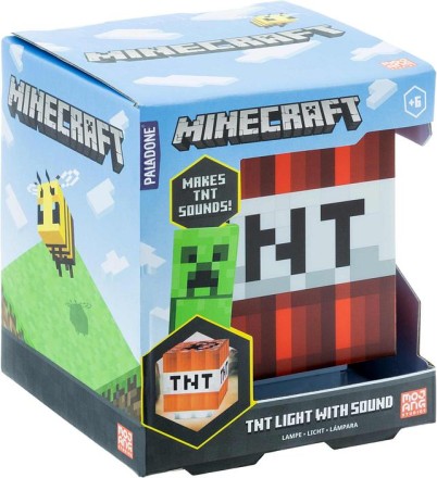 Светильник Paladone Minecraft TNT светлый