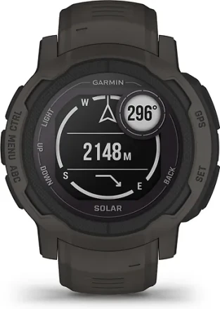 Умные часы Garmin Instinct 2 Solar с GPS, графитовый