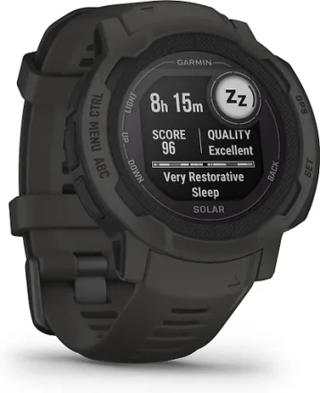 Умные часы Garmin Instinct 2 Solar с GPS, графитовый