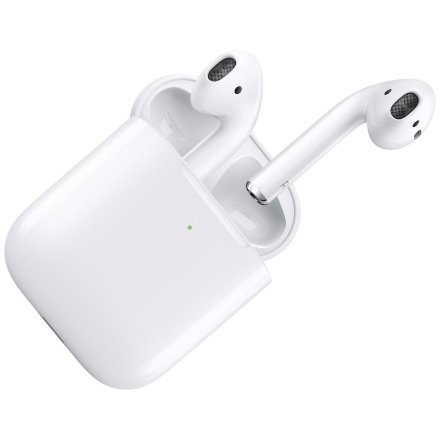 Наушники Apple AirPods 2 (беспроводная зарядка чехла) MRXJ2