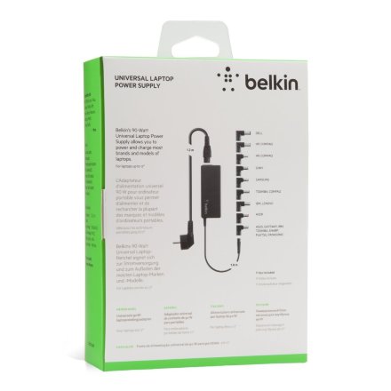 Зарядное устройство для ноутбука Belkin Universal AC/DC Power Adapter 90W F5L135cw90W