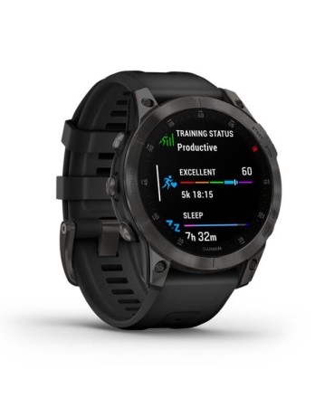 Умные часы Garmin Epix (Gen 2) Sapphire титановый черный (010-02582-11)
