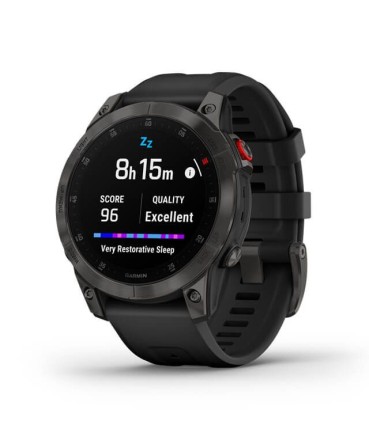 Умные часы Garmin Epix (Gen 2) Sapphire титановый черный (010-02582-11)