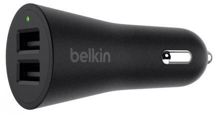 Автомобильная зарядка Belkin Boost Up Dual USB F8J221BT04, черный