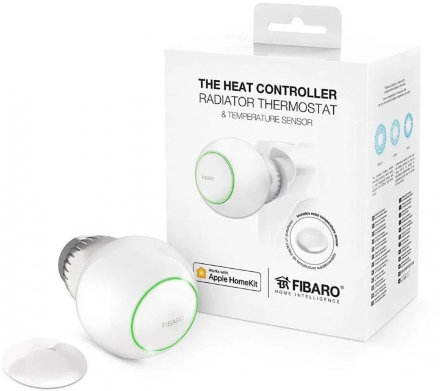 Термостатический радиаторный клапан с дистанционным управлением Fibaro Heat - стартовый комплект, Homekit