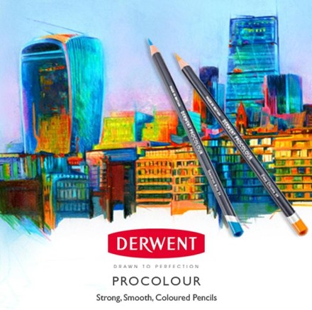 Набор цветных карандашей Derwent Procolor, 72 шт в метал. упак