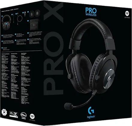 Компьютерная гарнитура Logitech G PRO X Lightspeed, черный