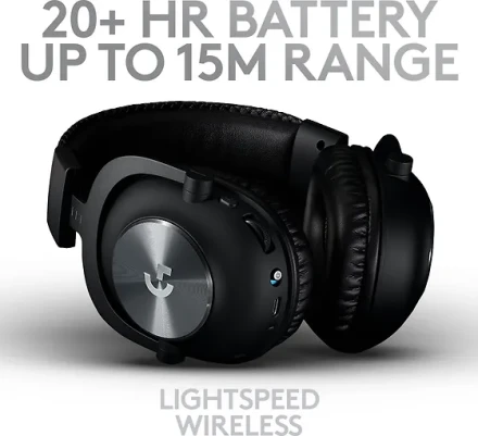 Компьютерная гарнитура Logitech G PRO X Lightspeed, черный