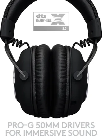 Компьютерная гарнитура Logitech G PRO X Lightspeed, черный