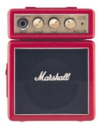 Комбо Marshall MS-2R 1x4 &quot;для гитары, 1 ватт, красный