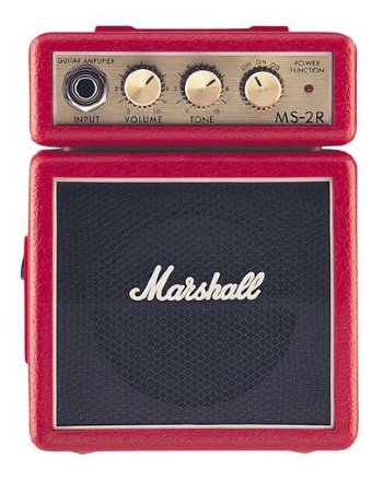 Комбо Marshall MS-2R 1x4 &quot;для гитары, 1 ватт, красный