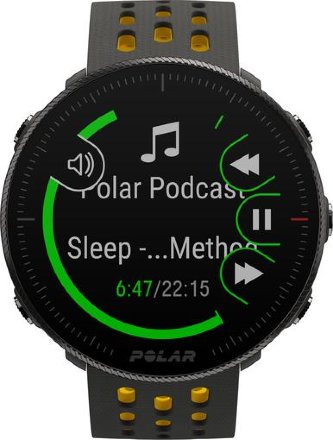 Умные часы Polar Vantage M2 S / L, серый / желтый