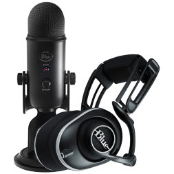 USB микрофон Blue Yeti Black + Blue Lola